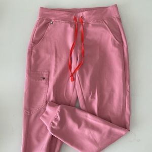 FIGS chalk pink Zamora joggers